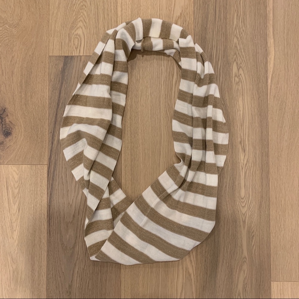 3/$25 Striped Knit Infinity Scarf